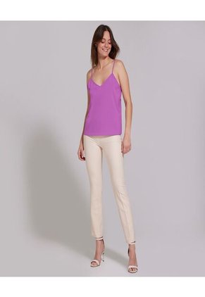 Blusa Para Mujer Manga Sisa Color Morado Marca Ostu #40120751