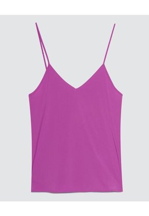 Blusa Para Mujer Manga Sisa Color Morado Marca Ostu #40120751