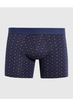 Pantaloncillo Para Hombre Boxer Filete Corto Algodón Color Azul Marca Ostu #60000500