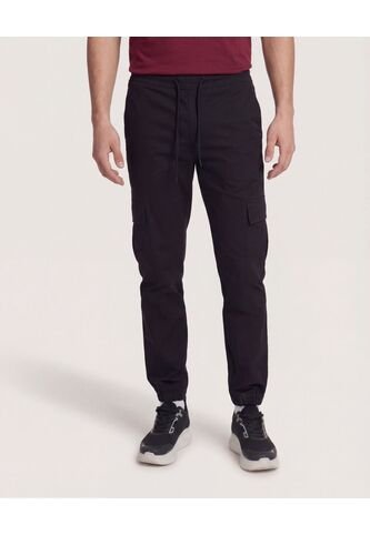 Pantalón Para Hombre Jogger Color Negro Marca Ostu #60070452 Ostu