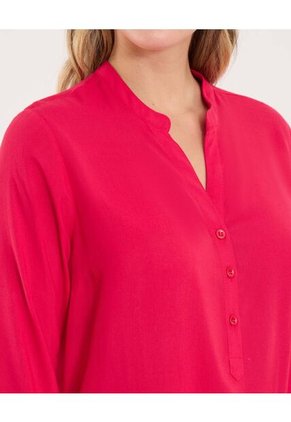 Blusa Para Mujer Manga 3/4 Color Rojo Marca Ostu #40121177