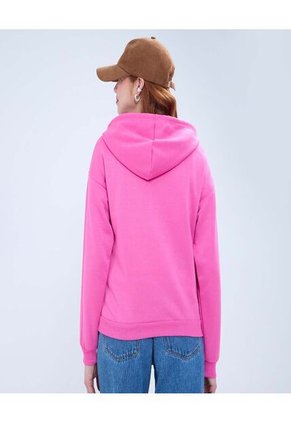Buzo Para Mujer Hoodie Color Rosado Claro Marca Ostu #40060335