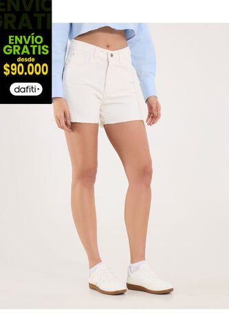 Short Para Mujer Relax Color Crudo Marca Ostu #40190361 Ostu