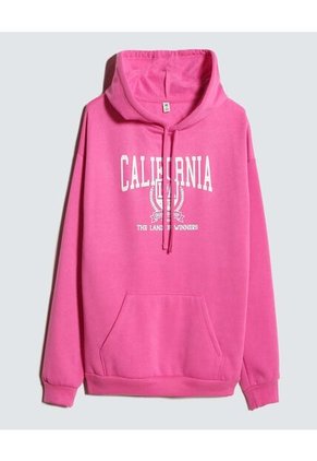 Buzo Para Mujer Hoodie Color Rosado Claro Marca Ostu #40060335