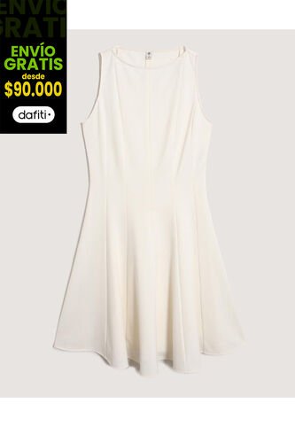 Vestido Para Mujer M/Sisa Medio Color Beige Marca Ostu #40170355 Ostu