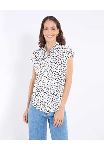 Camisa  Para Mujer Manga Corta Color Negro Marca Ostu #40010357 Ostu
