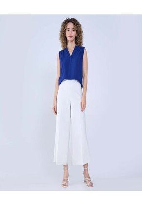 Blusa Para Mujer Manga Sisa Color Azul Rey Marca Ostu #40121067