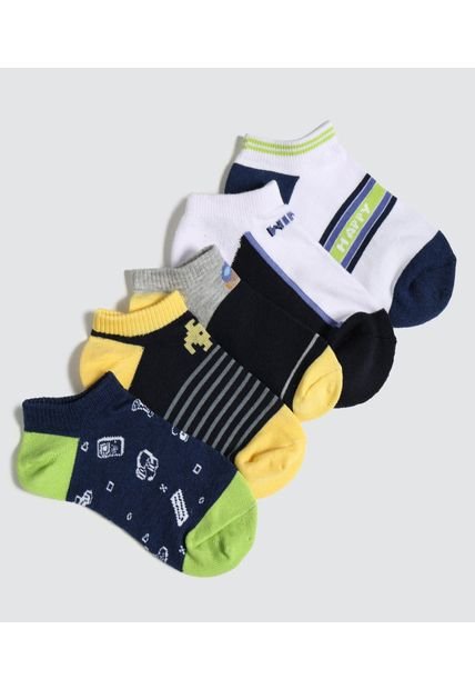 Medias Infantil Niño Invisible Color Negro Marca Ostu #80980118
