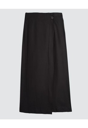 Falda Para Mujer Largo Color Negro Marca Ostu #40140163