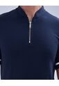 Polo Para Hombre Cuello Tejido Sin Bolsillo Color Azul  Marca Ostu #60110652 de Ostu