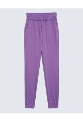 Pantalón Infantil Niña Jogger Color Morado Marca Ostu #90070062