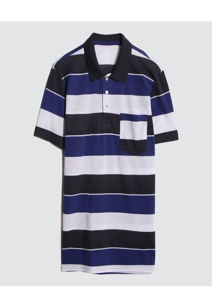 Polo Para Hombre Cuello Tejido Con Bolsillo Color Crudo Marca Ostu #60110637