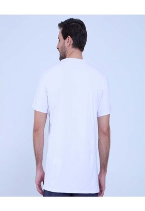 Camiseta Para Hombre Manga Corta Cuello Redondo Color Blanco Marca Ostu #60091492