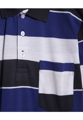 Polo Para Hombre Cuello Tejido Con Bolsillo Color Crudo Marca Ostu #60110637