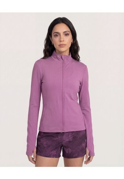 Buzo  Para Mujer Cuello Alto O Cuello Tortuga Color Morado Marca Ostu #40060511