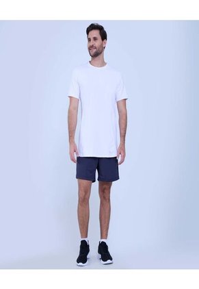 Camiseta Para Hombre Manga Corta Cuello Redondo Color Blanco Marca Ostu #60091492