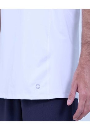 Camiseta Para Hombre Manga Corta Cuello Redondo Color Blanco Marca Ostu #60091492