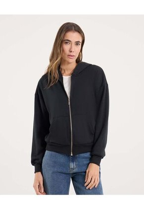 Buzo Para Mujer Zipper Color Negro Marca Ostu #40060478
