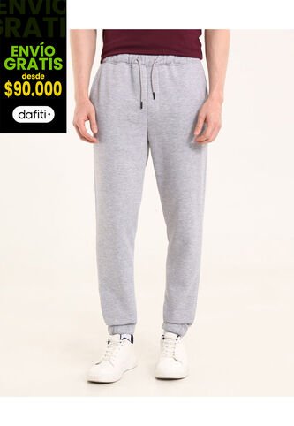 Pantalón Para Hombre Jogger Color Gris Marca Ostu #60070514 Ostu
