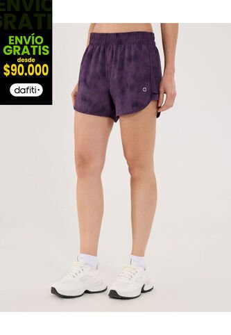 Short Para Mujer Multiusos Plano Color Morado Marca Ostu #40190325 Ostu