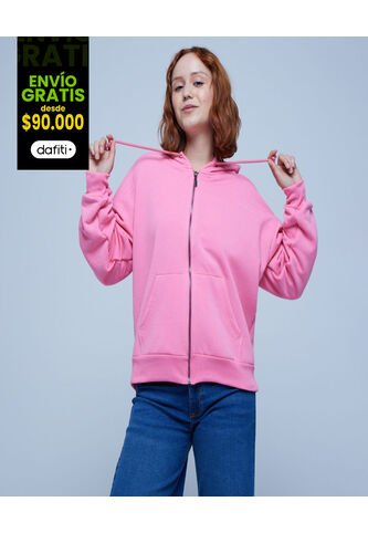 Buzo Para Mujer Zipper Color Fucsia Marca Ostu #40060314 Ostu