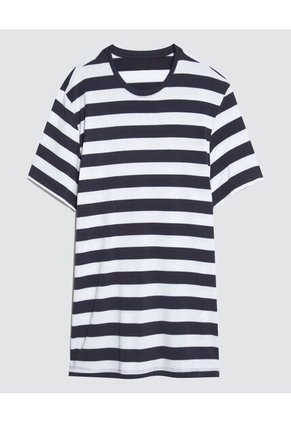 Camiseta Para Hombre Manga Corta Color Azul Oscuro Marca Ostu #60091173