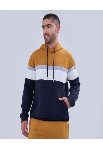 Buzo Para Hombre Hoodie Color Mostaza Marca Ostu #60060397 Ostu