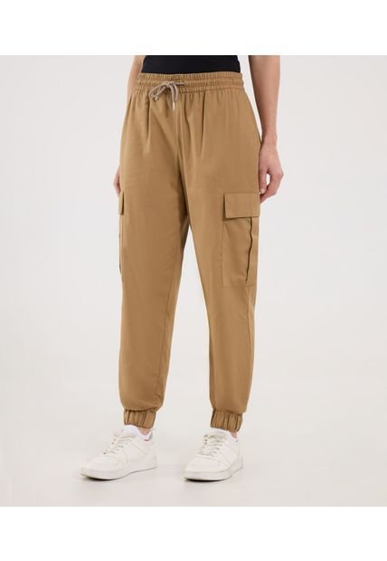 Pantalón Para Mujer Jogger Color Café Marca Ostu #40070824