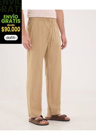 Pantalón Para Hombre Moda Color Café Marca Ostu #60070506 Ostu