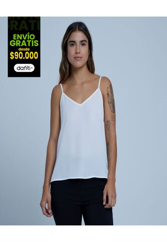 Blusa Para Mujer Manga Sisa Color Crema Marca Ostu #40120948 Ostu