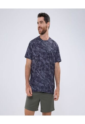 Camiseta Para Hombre Manga Corta Color Negro Marca Ostu #60091381 Ostu