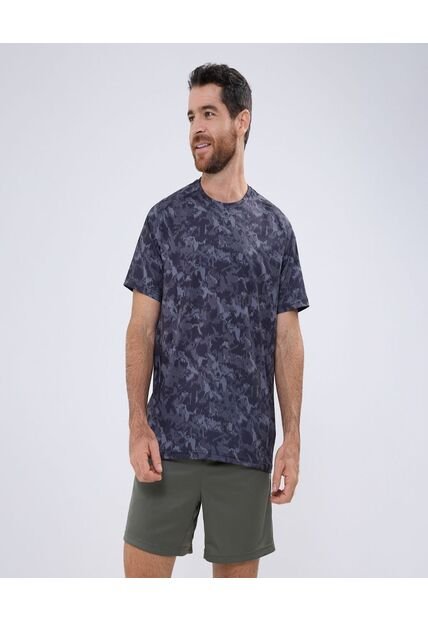 Camiseta Para Hombre Manga Corta Color Negro Marca Ostu #60091381