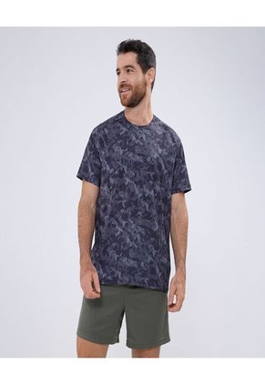 Camiseta Para Hombre Manga Corta Color Negro Marca Ostu #60091381