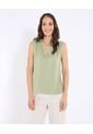 Blusa  Para Mujer Manga Sisa Color Verde Marca Ostu #40121205 de Ostu