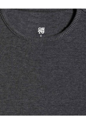 Crop Top Para Mujer Manga Corta Color Negro Marca Ostu #40092040