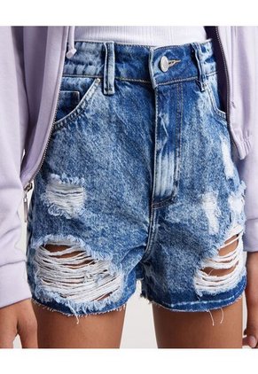 Short Para Mujer Relax Color Azul  Marca Ostu #40190149