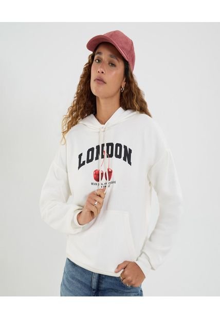 Buzo Para Mujer Hoodie Color Arena Marca Ostu #40060463
