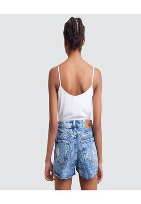 Short Para Mujer Relax Color Azul  Marca Ostu #40190149