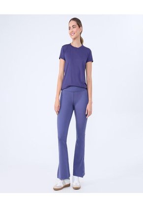 Camiseta Para Mujer Manga Corta Cuello Redondo Color Morado Marca Ostu #40092381