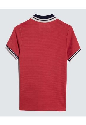 Polo Para Niño Manga Corta Color Rosado  Marca Ostu #80110081