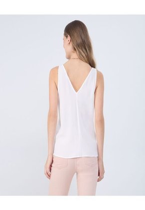 Blusa Para Mujer Manga Sisa Color Blanco Marca Ostu #40121112
