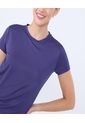 Camiseta Para Mujer Manga Corta Cuello Redondo Color Morado Marca Ostu #40092381 de Ostu