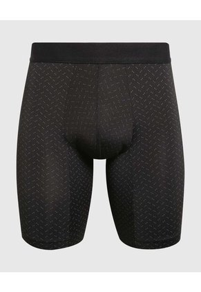 Boxer Para Hombre Filete Medio Microfibra Color Negro Marca Ostu #60000523
