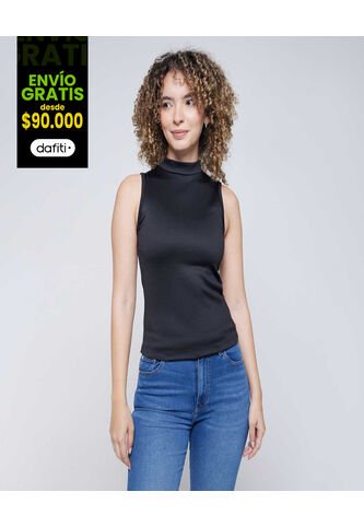 Camiseta Para Mujer Manga Sisa Color Negro Marca Ostu #40091832 Ostu