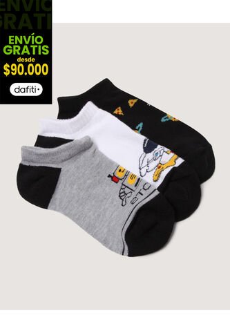 Medias Infantil Niño Invisible Color Negro Marca Ostu #80980161 Ostu