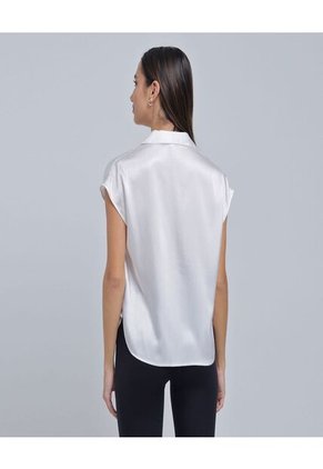 Blusa Para Mujer Manga Sisa Color Crudo Marca Ostu #40121016
