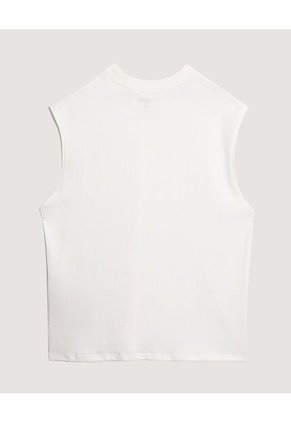 Camiseta  Para Hombre Manga Sisa Cuello Redondo Color Crema Marca Ostu #60091942