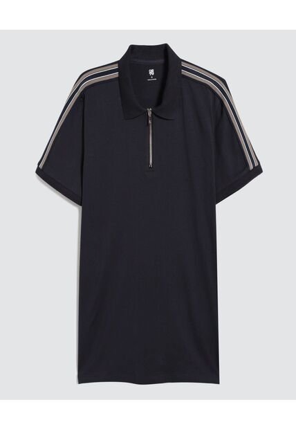 Polo Para Hombre Cuello Tejido Sin Bolsillo Color Azul  Marca Ostu #60110667