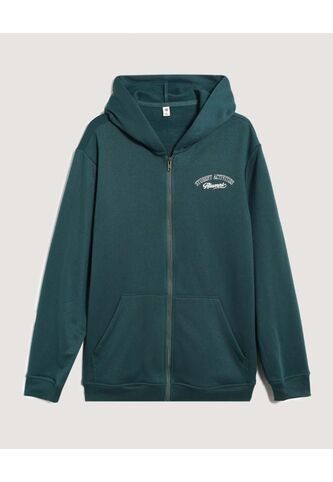 Buzo  Para Hombre Zipper Color Verde Marca Ostu #60060609 Ostu