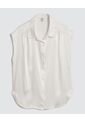 Blusa Para Mujer Manga Sisa Color Crudo Marca Ostu #40121016 de Ostu